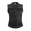 Gilets en denim western