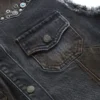 Gilets en denim western