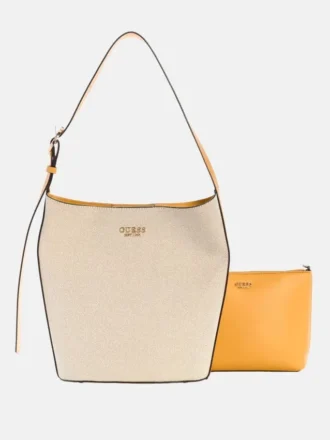 Grand sac seau en toile Nicolette