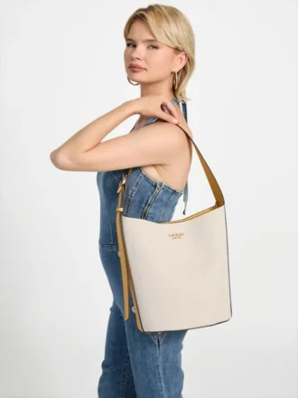 Grand sac seau en toile Nicolette