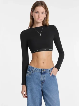 Haut court avec bandeau logo