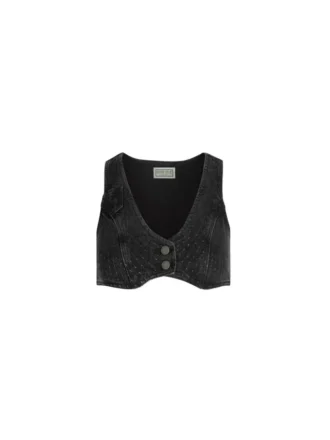 Haut en denim vintage
