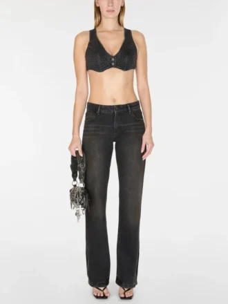Haut en denim vintage