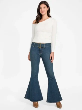 Jean évasé à ceinture Eco Franki