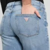 Jeans éco taille basse ample