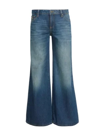 Jeans à jambes larges