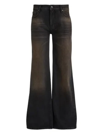 Jeans à jambes larges