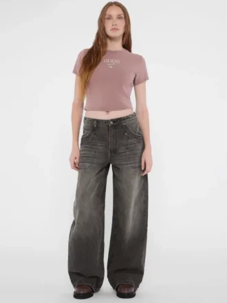 Jeans à jambes larges et double poche Guess Originals