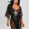 Kimono en dentelle semi-transparente Kimono en dentelle semi-transparente
