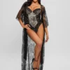 Kimono en dentelle semi-transparente Kimono en dentelle semi-transparente