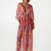Kimono long en mélange de soie Kimono long en mélange de soie