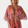 Kimono long en mélange de soie Kimono long en mélange de soie