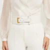 Large ceinture en cuir