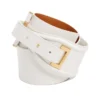 Large ceinture en cuir