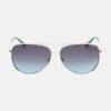 Lunettes de soleil aviateur en métal