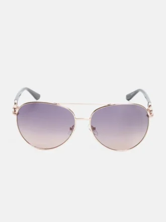 Lunettes de soleil aviateur en métal