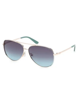 Lunettes de soleil aviateur en métal