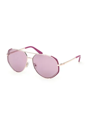 Lunettes de soleil aviateur en métal