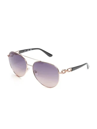Lunettes de soleil aviateur en métal