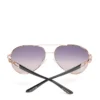 Lunettes de soleil aviateur en métal Lunettes de soleil aviateur en métal