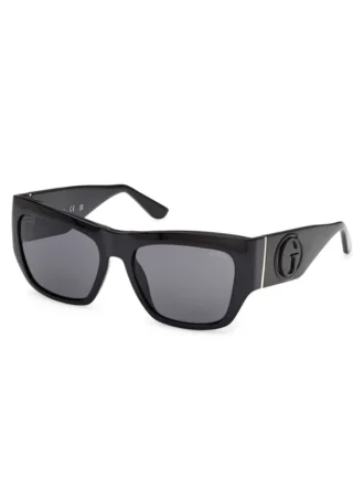 Lunettes de soleil carrées en plastique Blossom