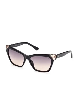 Lunettes de soleil carrées en plastique écaille