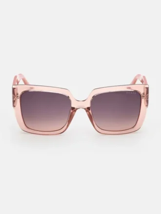 Lunettes de soleil carrées en plastique Quattro G