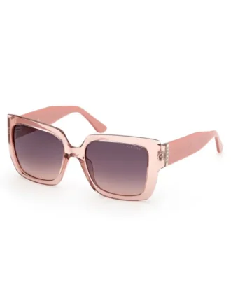 Lunettes de soleil carrées en plastique Quattro G