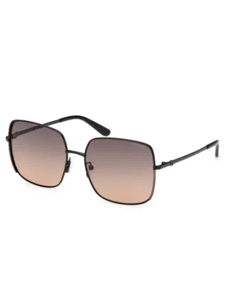 Lunettes de soleil carrées oversize en métal