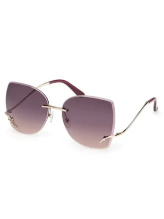 Lunettes de soleil carrées sans monture Raelynn