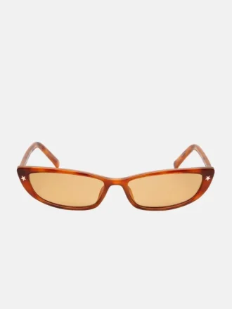 Lunettes de soleil fines en forme d&rsquo;œil de chat