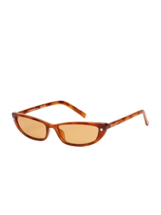 Lunettes de soleil fines en forme d&rsquo;œil de chat