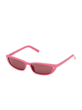 Lunettes de soleil fines en forme d&rsquo;œil de chat