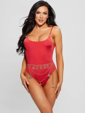 Maillot de bain une pièce à ceinture