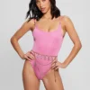 Maillot de bain une pièce à ceinture