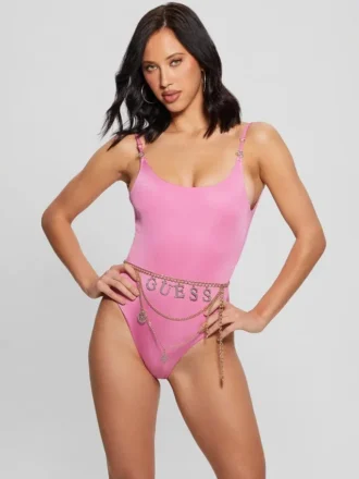 Maillot de bain une pièce à ceinture