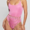 Maillot de bain une pièce à ceinture