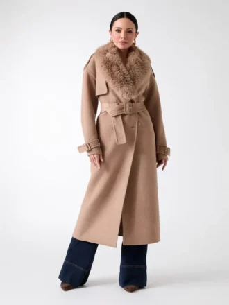 Manteau croisé Ella