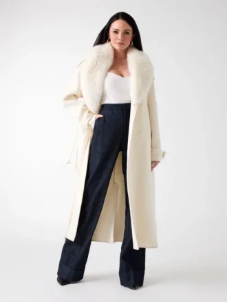 Manteau croisé Ella