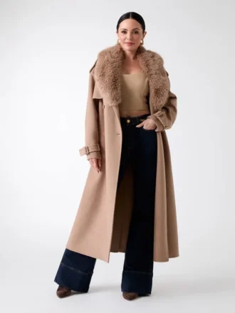 Manteau croisé Ella
