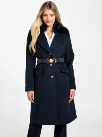 Manteau Eco Patrice à ceinture