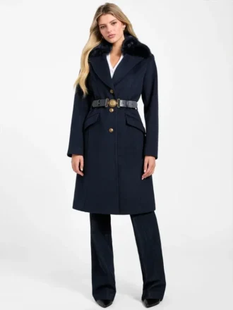 Manteau Eco Patrice à ceinture