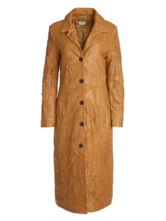 Manteau en cuir d&rsquo;agneau