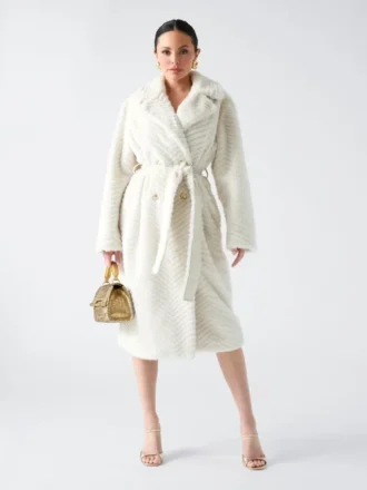 Manteau en fausse fourrure Claire