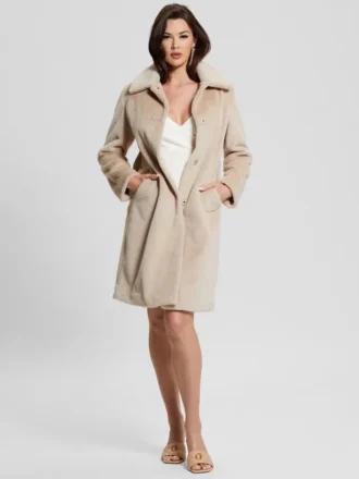 Manteau en fausse fourrure Simmone