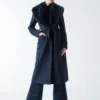 Manteau en laine mélangée Charlize