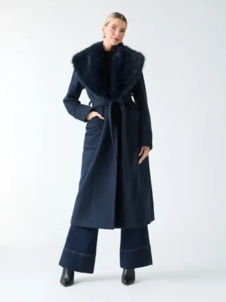 Manteau en laine mélangée Charlize