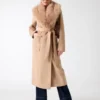 Manteau en laine mélangée Charlize