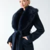 Manteau en laine mélangée Charlize