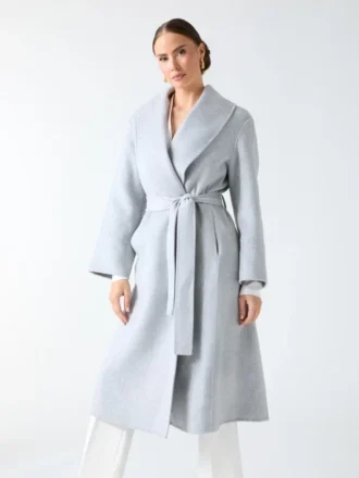 Manteau en laine mélangée Keera